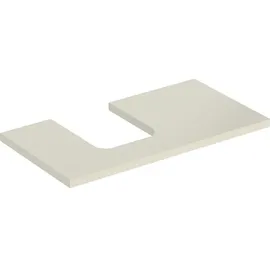 Geberit One 90x3x47cm, sand-grau/l hg, Ausschn li