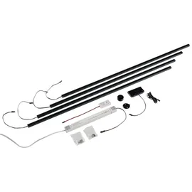 Home Deluxe Akustikpaneel NOX Weiß 2 St. 200 x 5 x 2 cm