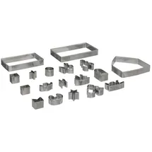 5five simply smart Weihnachtsausstechformen, 18er-Set,
