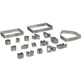 5five simply smart Weihnachtsausstechformen, 18er-Set,