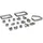 5five simply smart Weihnachtsausstechformen, 18er-Set,