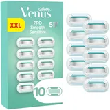Gillette Venus Smooth Sensitive Rasierklingen für empfindliche Haut, 10