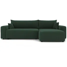 idohome Ecksofa Polyester 3-Sitzer Grün