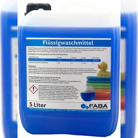 Faba Chemie Flüssigwaschmittel Konzentrat Gel 5 L