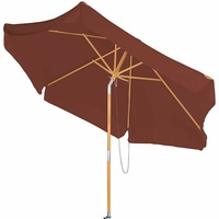 Royal Gardineer Neigbarer Sonnenschirm Holzgestell, UV-Schutz 50+, Ø 3