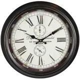 Ambiente Haus Wanduhr »Dupont Wanduhr aus Metall 40cm schwarz