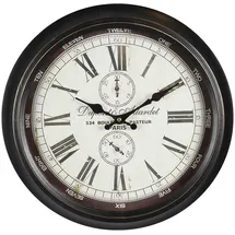 Ambiente Haus Wanduhr »Dupont Wanduhr aus Metall 40cm schwarz