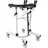 FabaCare Premium Gehhilfe Aluminium Gehtrainer Bison höhenverstellbar bis 150 kg weiß