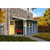 Karibu Konifera Wurmberg 4", BxT: 200x408 cm terragrau