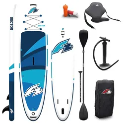 F2 Stand Up Paddle-SET (inkl. Sitz) 350cm SECTOR SMU blue/royal blue rund 11,5"