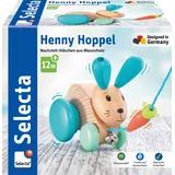 Selecta 62100 Henny Hoppel, Nachzieh-Hase, 13 cm