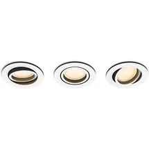 Philips Milliskin 3er Pack rund weiß