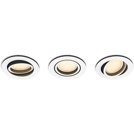Philips Milliskin 3er Pack rund weiß