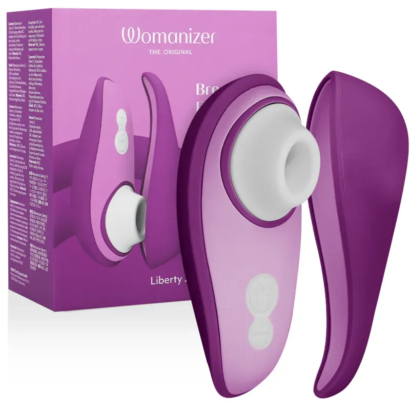 WOMANIZER - LIBERTY 2 KLITORIS-STIMULATOR & SAUGER HELLGRÜN - ROSA