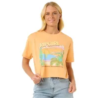 Rip Curl La Paloma Crop Kurzarm-t-shirt - Pastel Orange