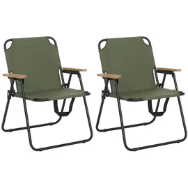 MCW Campingstuhl 2er Set Grün