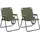 MCW Campingstuhl 2er Set Grün