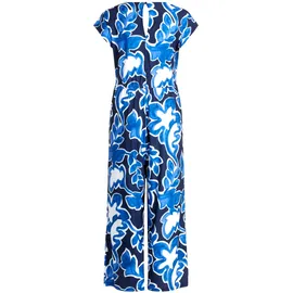 Betty & Co Jumpsuit blau / dunkelblau), / weiß S