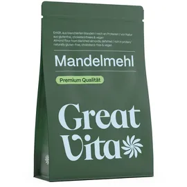 ingo steyer gmbh & co. kg GreatVita 400g Mandelmehl, entölt | aus blanchierten Mandeln | proteinreich