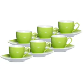 Ritzenhoff & Breker Doppio Espressotasse 0,08 l Grün 6 St.