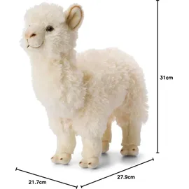 WWF Plüschtier Alpaka 31 cm Weiß