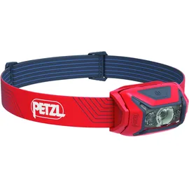 Petzl Unisex – Erwachsene ACTIK Multifunktionale Kompakte Frontlampe, Rot, U, E063AA03