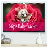 Calvendo Süße Babydrachen (hochwertiger Premium Wandkalender 2026 DIN A2