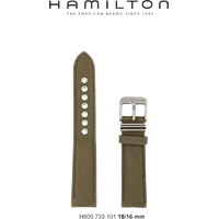 Hamilton Textil auf Leder Khaki Mechanical Band-set Textil Grün 18/16 H694.733.101 - grün