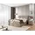 yourhouse24 Castel 180 x 200 cm Beige/Braun/Rosa/Dunkelblau/Grün/Hellgrau/Grau/Dunkelgrau