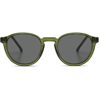 KOMONO Liam Fern Unisex Oval Bio-Nylon-Sonnenbrille für Damen und Herren mit UV-Schutz und kratzfesten Gläsern - Einheitsgröße