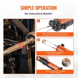 Vevor magnetisches Induktionsheizgerät-Set, 1 kW Induktionsheizgerät, Bolzen-Induktionsheizgerät mit 8 Induktionsspulen, Induktionsheizer-Bolzenentferner zum Entfernen von Bolzen und Muttern