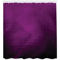 ABAKUHAUS Duschvorhang 175 x 200 cm lila