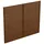 SKANHOLZ Seitenwand Rhombus 230 cm nussbaum