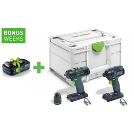 Festool TID 18 Basic-Set Schrauber- und Bohrer-Set