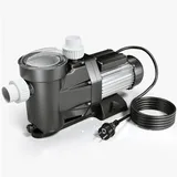 Wiltec Poolpumpe schwarz 19200 l/h