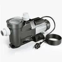 Wiltec Poolpumpe schwarz 19200 l/h