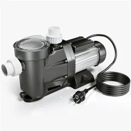 Wiltec Poolpumpe schwarz 19200 l/h