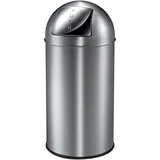 VepaBins Pushcan 40 l Silber