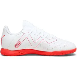 PUMA Kinder Fussball-Hallenschuhe FUTURE PLAY IT, PUMA WHITE-FIRE ORCHID, 28