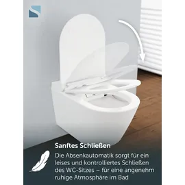 Schütte Owano Dusch-WC mit WC-Sitz Weiß