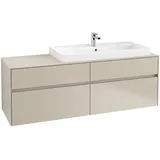 Villeroy & Boch Waschbeckenunterschrank 4 Auszüge 160 x 54,8 x 50 cm Cashmere Grey