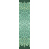 BASSETTI RAGUSA Foulard aus 100% Baumwolle in der Farbe Tannengrün V1, Maße: 180x270 cm