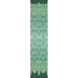 BASSETTI RAGUSA Foulard aus 100% Baumwolle in der Farbe Tannengrün V1, Maße: 180x270 cm