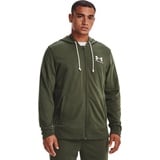 Under Armour Rival Terry Lc Full Zip marine od green onyx white XS