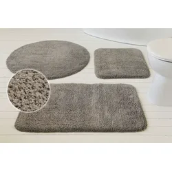 Badematte MY HOME "Kian", braun, H:20mm, Baumwolle, Badematten, Badvorleger, Badteppich aus 100%Baumwolle, weich, waschbar, saugfähig