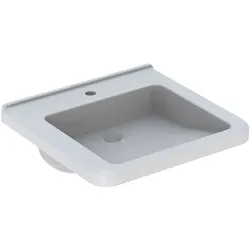 Geberit Renova Comfort Square Waschtisch 55 cm, barrierefrei, ohne Überlauf