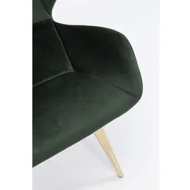 Kare 2er-Set KARE DESIGN Stuhl Viva Stoff Grün