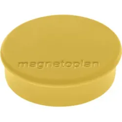 Magnetoplan Magnet Discofix Hobby, 10 Stück, gelb