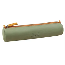 Rhodia Rhodiarama, rundes Schlampermäppchen 21,5xØ5cm Kunstleder Seladon 319005C