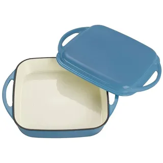 Echtwerk Bräter, Blau, & Deckel, 25,5 x 31, hellblau